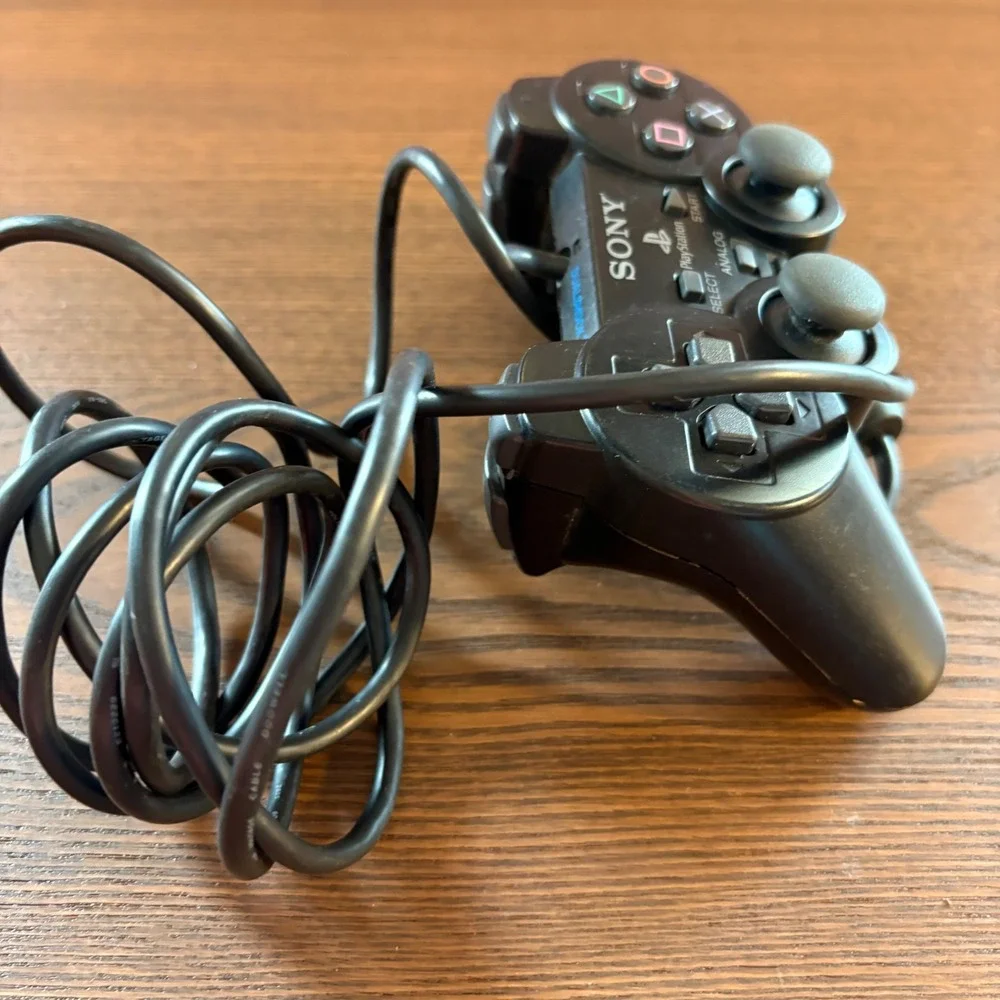 Sony DualShock 2 Controller PS2 Black‎ Good Wired Analog Gamepad SCPH-10010
